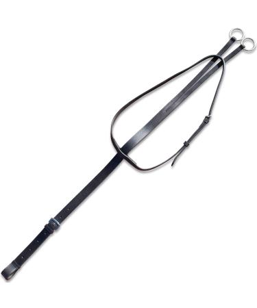 York Martingale Ringmartingale Auxiliary Reins Luka black Training and Riding Aid (Full)