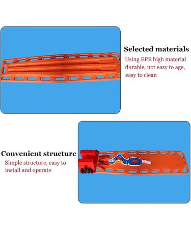 Lmeili Guard SpineBoard Kit - Portable Rescue Center for First Aid | Life-Saving Medical Spine Board with Head Pathway & Neck Support - Buy Online on GoSupps.com