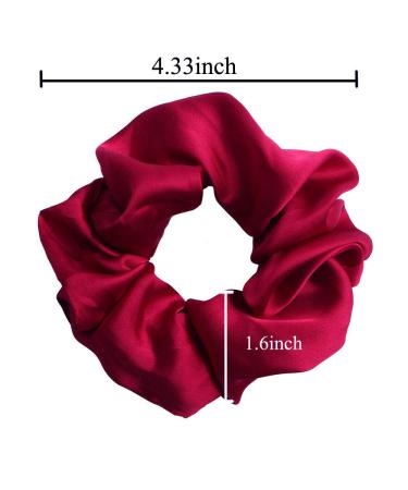 Velvet Elastic Soft Hair Ties for Girls & Women - 8 Pack Satin Ribbon | International Shipping Available - Buy Online on GoSupps.com
