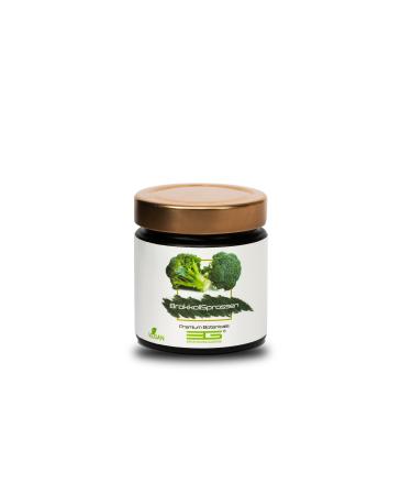 Broccoli sprouts - at least 35mg sulforaphan per daily dose (laboratory test) |Gently dried and ground |for 21 days |85g content |No extracts additives or insects |nutritional garage
