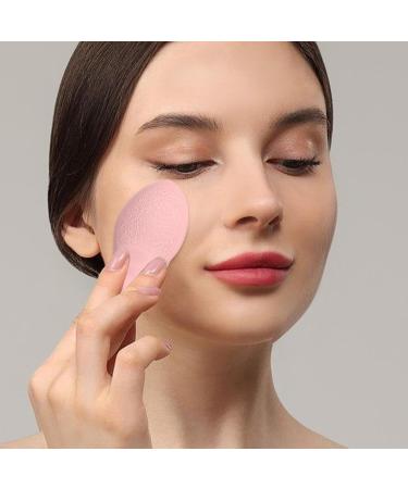 Foundation Powder Puff | Silicone Reusable Facial Puff Pad Cosmetic Foundation Blender Puff Beauty Puff Pads for Women Girls Dating Daily Life123/200) Small fish puff (pink) - Buy Online on GoSupps.com