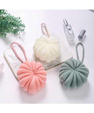 Bath Sponge Shower Loofah Exfoliating Bath Mesh Pouf Scrubber for Women and Men - Buy Online on GoSupps.com