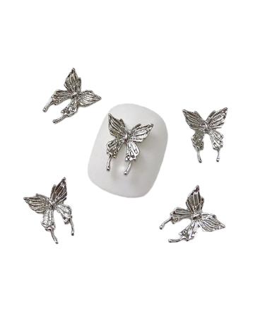 10Pcs 3D Butterfly Nail For Nails Alloy Butterfly Nail Decoration Alloy Nail Butterfly Nail Manicure Accessories Manicure Accessories