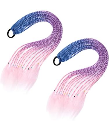 FRCOLOR 3 Sets Hair Extensions Colored Doll Synthetic Wigs Ponytail Extension Synthetic Curly Wig Synthetic Hair Curly Hair Wig Doll Wig Ponytail Holder Ring Accessories Child Elasticity - Buy Online on GoSupps.com