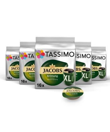 Buy Tassimo Capsules Morning Caf Filter XL & Jacobs Crown XL - Bulk Coffee Bundle 105 & 80 Capsules International Shipping Available - Buy Online on GoSupps.com