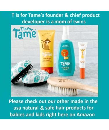 T is for Tame - Hair Taming Spray & Detangler Cream for Frizz, Flyaways & Static - 100% Natural Coconut Oil & Jojoba Leave-in - Safe for Babies & Kids - Non-Sticky Formula - Buy Online on GoSupps.com