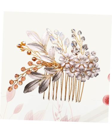 minkissy Decorative Hair Combs Wedding Hair Comb Wedding Headpiece for Bride Bridal Headpieces for Wedding Bridal Hair Comb Prom Headpiece Hair Accessory for Women Decorate Crystal Miss - Buy Online on GoSupps.com