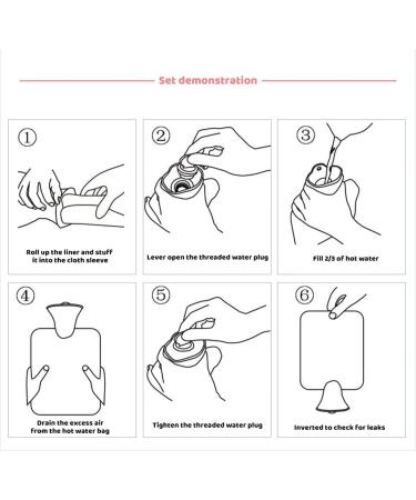 Penggenga Hot Water Bottle with Soft Fluffy Fur Cover - 2L Large Capacity for Menstrual Pain Relief Neck & Shoulder Warmth - Pink - Buy Online on GoSupps.com