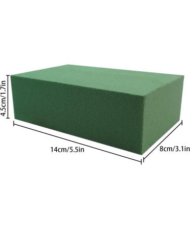 Prashent Green Floral Foam Blocks 3PCS - Wet/Dry Plant Foam for Fresh & Artificial Flower Arrangements - DIY Craft - 5.5L x 3.1W x 1.7H - Buy Online on GoSupps.com