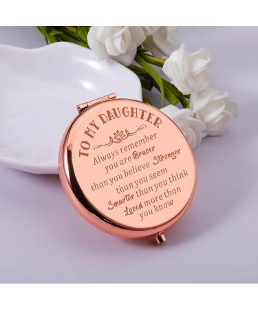 XPENMULBOJA Compact Mirror: Gift for Daughter from Mom | Ideal for Valentines, Graduation, Birthday & Wedding - Buy Online on GoSupps.com