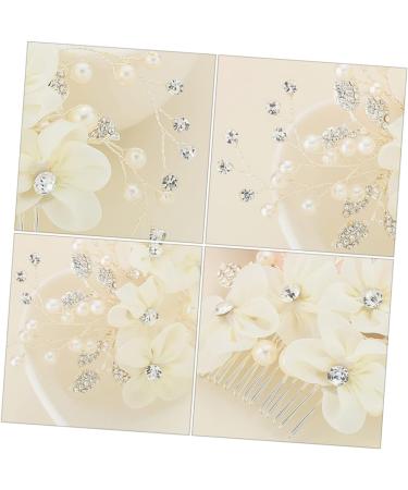 FRCOLOR Hair Style 1 Pc Hair Comb Bride Alloy Accessories Rhinestones Hairdo - Buy Online on GoSupps.com