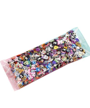 Rongweiwang 1000 pieces/bag 3D polymer nail slices Polymer Clay nail discs star cartoon flower fruit spring manicure nail art decoration sticker 4 #