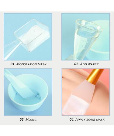 DKTOTIUP Silicone Makeup Brush Set - 5 Piece Face Brush Set for Mud Masks & Facial Application - Buy Online on GoSupps.com