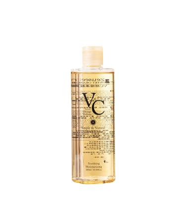 G n rique VC Toner Refreshing Hydrating Rejuvenating Wet Compress Moisturizing Water Lotion Vitamin C Toner Enhance Skin Elasticity Deeply Hydrate for All Skin Types (300ml)