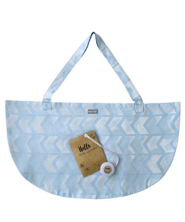 Hoppediz cradle cloth set for the baby hanging scale including measuring tape and card design Amsterdam aqua - Buy Online on GoSupps.com