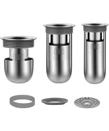 Bathroom Shower Drain Backflow Preventer Stainless Steel Shower Drain Plug Seal Not Odor Bathroom Floor Trapping Silver - Buy Online on GoSupps.com