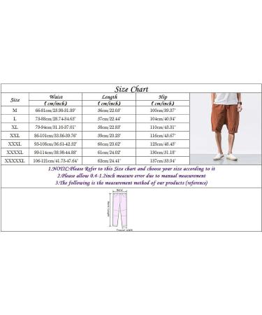 Men's Golf Shorts - Casual Cotton Linen Bloomers for Yoga - Black XL - Buy Online on GoSupps.com