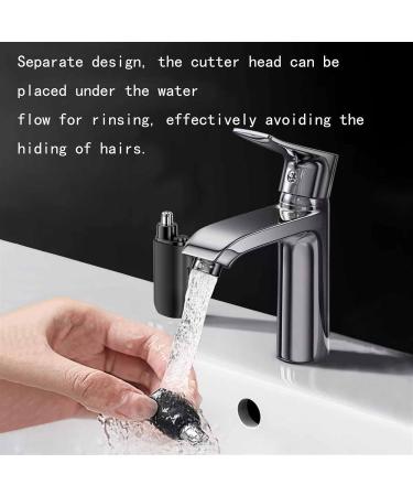 Buy Portable Electric Nose Hair Trimmer - USB Waterproof Ear & Nose Clipper for Men & Women - Blue - Buy Online on GoSupps.com