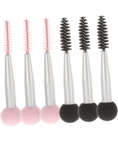 Healeved 18 Pcs Sponge Makeup Brush Eyebrow Sponge Brush Mascara Eyelash Brush Makeup Puffs Aluminum Tube - Buy Online on GoSupps.com