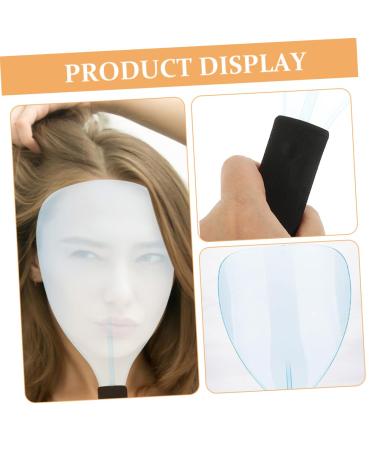 2pcs Hair Salon Mask Hair Gel Hairspray Masks Hair Glue Hairdressing Protector Protective for Hair Hairdresser Barber Hairdressing Mask Handle Cover Blue Plastic - Buy Online on GoSupps.com