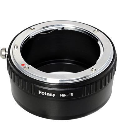 Fotasy Manual F Mount Lens to E-Mount Adapter for Nikon to Sony Alpha Cameras - Buy Online on GoSupps.com