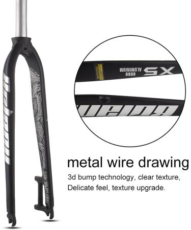 NA US Spot 1-1/8 Full Aluminum Alloy Rigid Disc Brake MTB Fork - Silver X5 | 26/27.5/29  28.6mm Threadless Taper Tube  Ultra Light - Buy Online on GoSupps.com