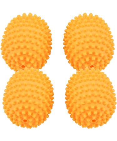 Reusable Laundry Ball Laundry Supplies Washing Balls 4Pcs/Set Orange Reusable Balls Washing Laundry Ball for Home Clothes Cleaning - Buy Online on GoSupps.com