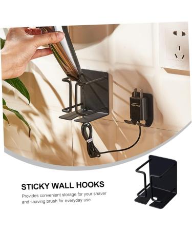 Hemoton Razor Holder - Electric Shaver Wall Hanger Hooks & Coat Organizer | No Punching Carbon Steel Towel Hook - Buy Online on GoSupps.com