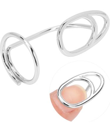 Stylish Finger Nail Ring Electroplated Copper Exquisite Firm Sturdy Finger Nail Cover Ring Birthday Gift for Festival Party for Dating Gathering(3044 Platinum) - Buy Online on GoSupps.com