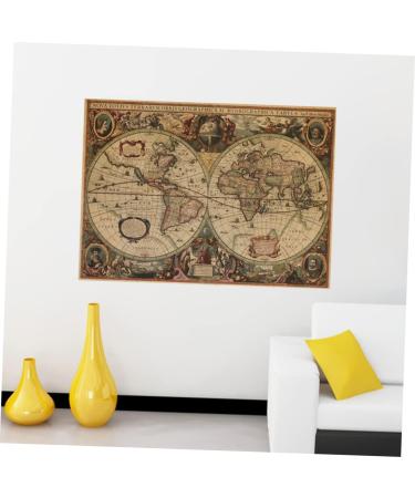 Housoutil Coffee Decor Retro Poster Retro Decor Coffee Wall Decor Decals Wall Poster Mural Kraft Paper Artwork As Shown medium - Buy Online on GoSupps.com