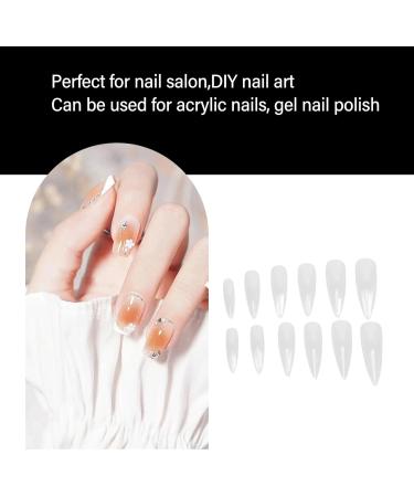Nai Tips 360 Pieces Acrylic Nail Tips Full Cover Multiple Sizes Versatile Use for DIY Nail Art Manicure Shop (05#) - Buy Online on GoSupps.com