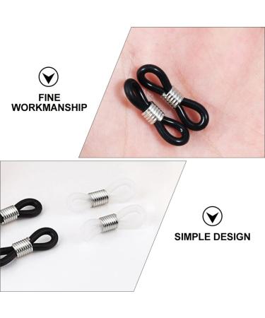 Stahad 80 Pairs Anti-Slip Buckles for Glasses Chains - Adjustable Silicone Straps for Sunglasses Clips & Belts - Color Sorted | 2x0.5cm (2pcs) - Buy Online on GoSupps.com