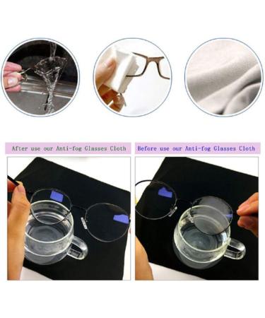 5 Pack Nano Anti-Fog Cleaning Cloths for Glasses Sunglasses & Camera Lenses - Reusable Microfiber Towels for Ultimate Clarity - Buy Online on GoSupps.com