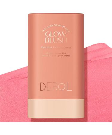 Cream Makeup Blushess - Blushes Stick Cream for Cheeks and Lips Rotating Design Makeup Blushes Stick Waterproof Long Lasting Cheek Tint For Women Girls Mature Skin Pochy 01 - Buy Online on GoSupps.com