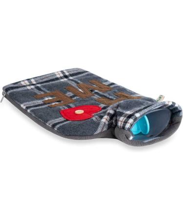 Buy Premium 1.8L Hot Water Bottle with Cozy Fleece Cover - Certified BS1970:2012 - Ideal Heat Cushion for Home & Bed - New Model - Buy Online on GoSupps.com