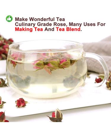 Premium Organic Rose Flower Tea - 50g for Weight Loss & Natural Skincare | International Shipping - Buy Online on GoSupps.com
