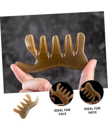 TOVINANNA 3-Piece Scratching Comb & Earpiercing Set | Handheld Head & Body Massage Device for Facial & Trigger Point Relief | 11x5.5x0.7 cm - Buy Online on GoSupps.com