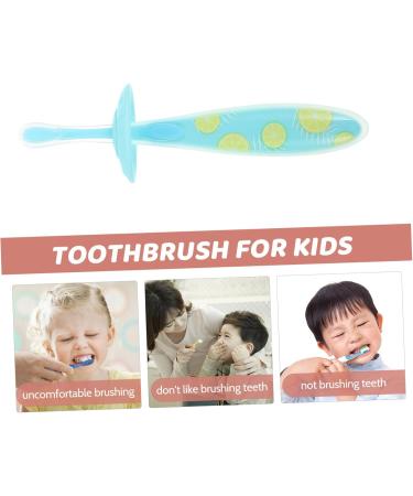 Gleavi 2-in-1 Toddler Toothbrush & Toy | Baby Silicone Dental Cleaner | Newborn Oral Care - Buy Online on GoSupps.com