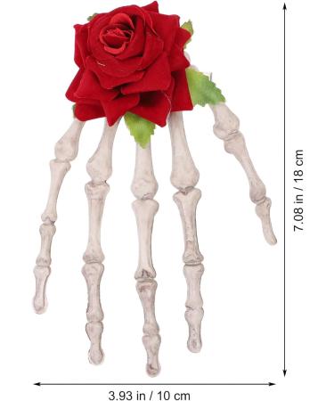 Beaupretty Skeleton Hands Hair Clip Rose Hair Clip Halloween Hair Clips for Halloween Party Masquerade - Buy Online on GoSupps.com