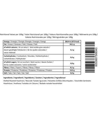 Veggy Duck - Toasted Hazelnuts (1kg) - Origin Italy | Natural - Buy Online on GoSupps.com