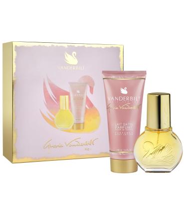 Gloria Vanderbilt No.1 Gift Set Perfume 1 oz Eau de Toilette for Women with 3.4 oz Perfume Lotion for Women Elegant Fragrance Giftset