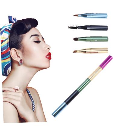 Housoutil 1pc 4 1 Multifunctional Eyebrow Brush Professional Makeup Brush Multipurpose Eyebrow Brush Cosmetics Smudge Brush Professional Eyebrow Brush Bleach Hair Dye Dropshipping Warhead - Buy Online on GoSupps.com