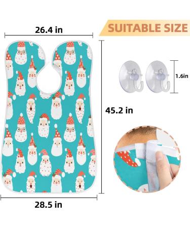 Beard Bib Apron for Men | Non-Stick Waterproof Hair Catcher | Perfect for Shaving & Grooming | Ideal Christmas Gift - Buy Online on GoSupps.com