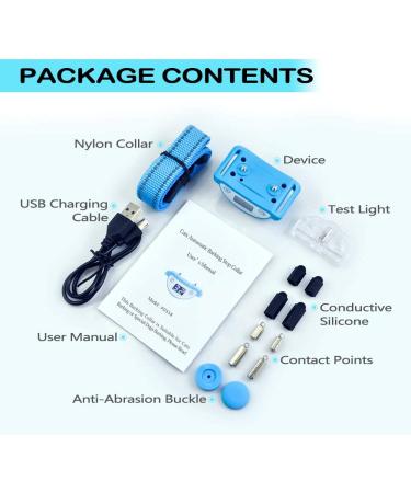 Paipaitek Cat Shock Collar - Sound, Vibrate, Shock Modes for Cats & Kittens - Waterproof & Rechargeable Blue - Buy Online on GoSupps.com