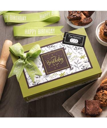 Broadway Basketeers Happy Birthday Gift Baskets for Prime Delivery Gourmet Cookie Gifts Box with Brownies  Individually Wrapped Edible Care Package for Men  Women  Husband  Wife  Mom  Dad  Families Happy Birthday 22 Pieces - Buy Online on GoSupps.com