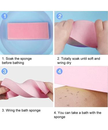 6-Piece Bathing Sponge Set Premium Bath & Shower Sponges for Adults & Kids | Ideal for Cleaning & Peeling - Buy Online on GoSupps.com