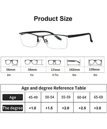 Buy +1.25 Color Change Reading Glasses | Anti-Migraine Computer Readers | Spring Hinge | Black | International Shipping - Buy Online on GoSupps.com
