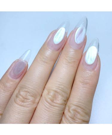 Nail Glitter Powder - Chrome Pearl Manicure Shimmer Dipping Powder for Stunning Nail Art Design & Decoration - Buy Online on GoSupps.com