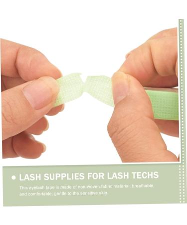 POPETPOP 30 Rolls Green Duct Tape Lash Tape Fabric Tape Eyeshadow Tape Lash Supplies for Lash Techs Tape for Lash Extensions Scissor Bumper Extend Eyelash Non-woven Fabric - Buy Online on GoSupps.com