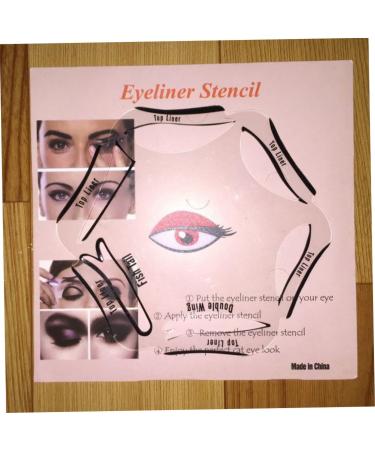1PC Eyeliner Stencil 6 in 1 Eyeline Guide Template Eyeliner Stamp Eye Makeup Template Cat Liner Makeup Tool for Eyes - Buy Online on GoSupps.com